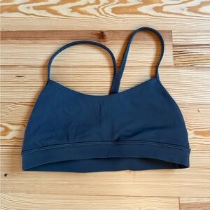 Lululemon Athletica Flow Y Nulu Sports Bra - Graphite Grey color